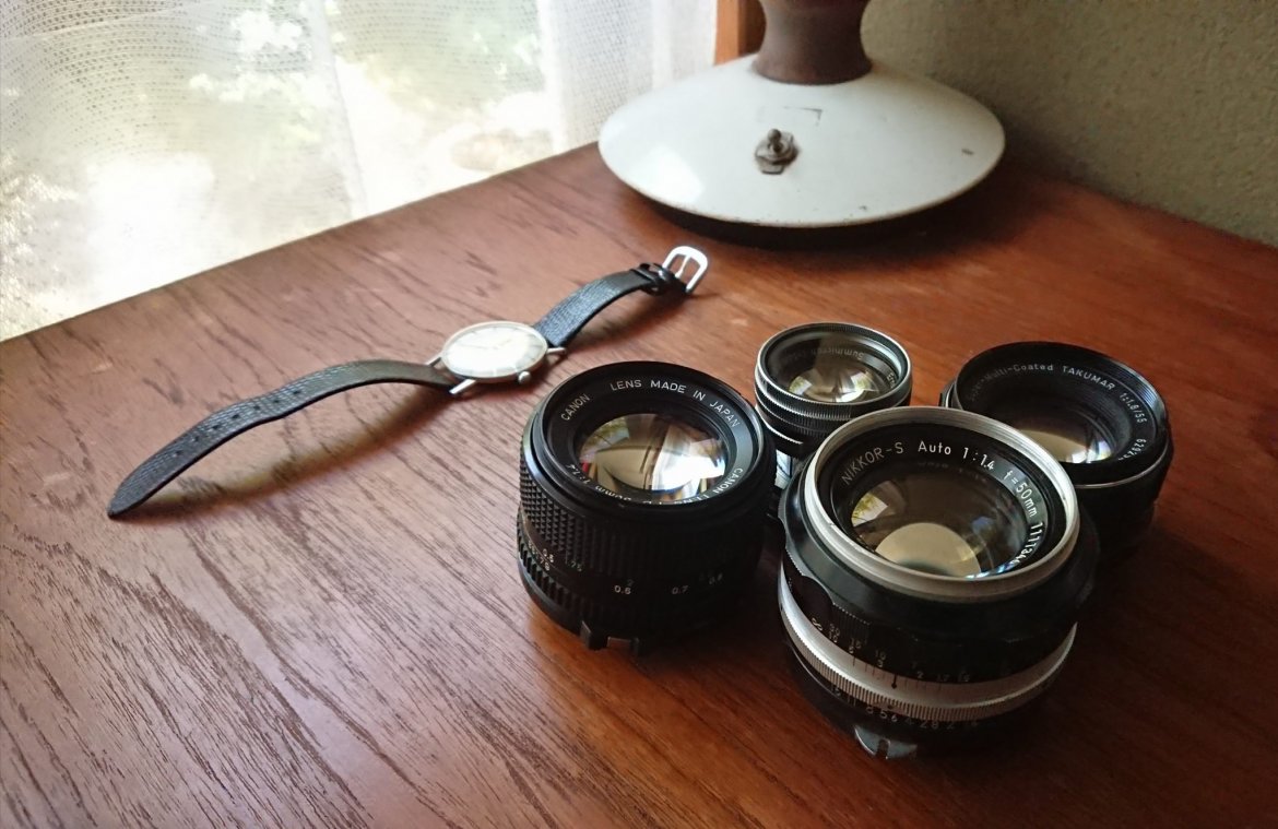 50ミリ標準レンズのように。