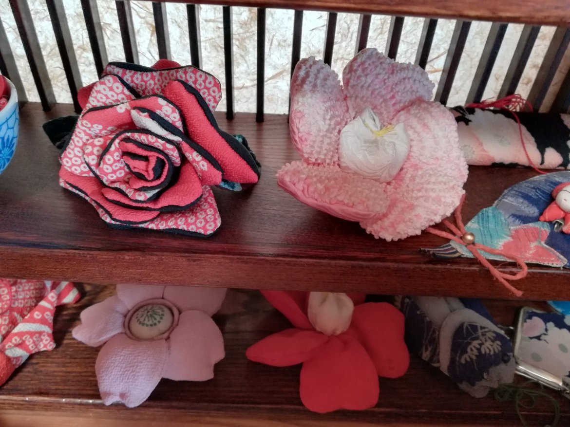 やっとのことで、行ってきました。「和(なごみ)の古布雑貨カフェ」