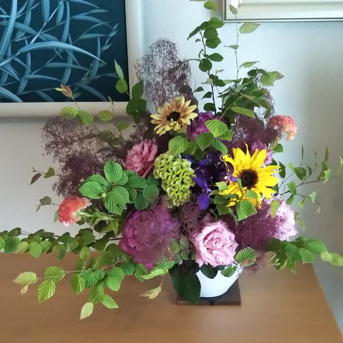 ６月のフラワーアレンジメント