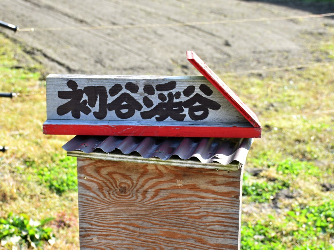 晩秋の初谷渓谷を散策