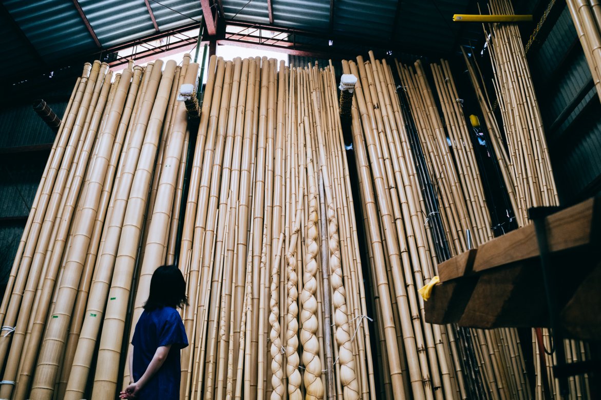 高級竹材「銘竹」の職人は、竹やぶに命を吹き込む救世主。