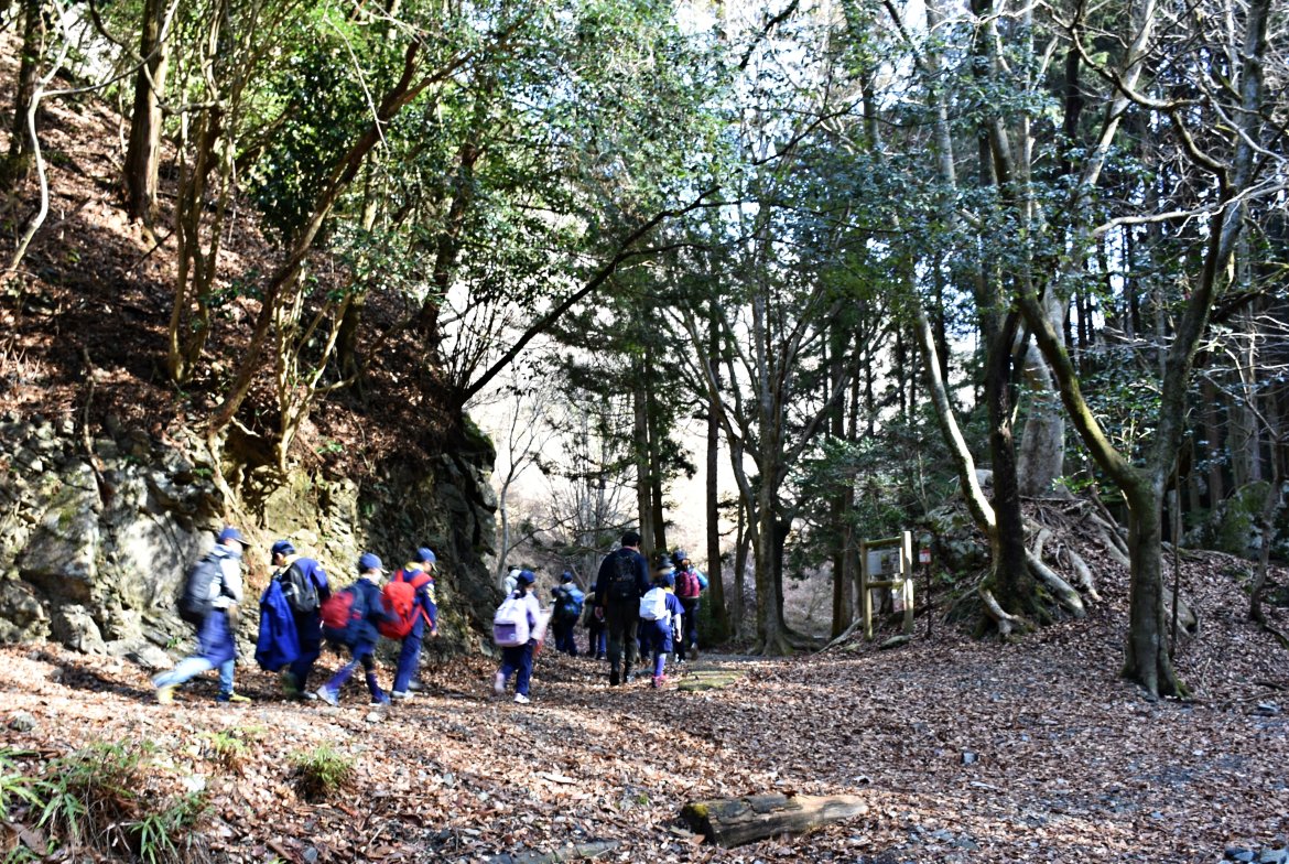 春寒の初谷渓谷を散策しました