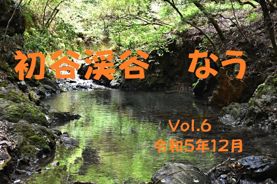 紅葉の初谷渓谷